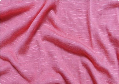 Màu hồng / trắng viscose Vải Đồ Upholstery Vải Đối với thể thao