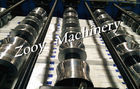 Thủy sàn Roll Forming Machine Điều trị nhiệt Rollers, điều khiển PLC Panasonic