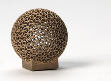 in nhôm DMLS 3D Sphere Shape, mạ vàng