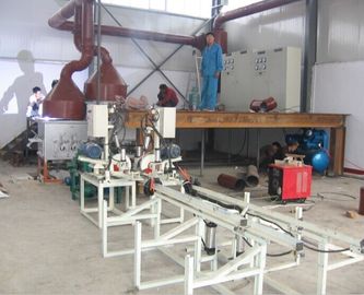 500KG Kết hợp công nghiệp nóng chảy lò 55kW cho đồng hệ thống thanh đúc