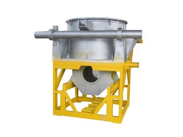 300KG 75kW kẽm Meling lò, 0.3 Tần số chính điện cảm ứng nóng chảy lò